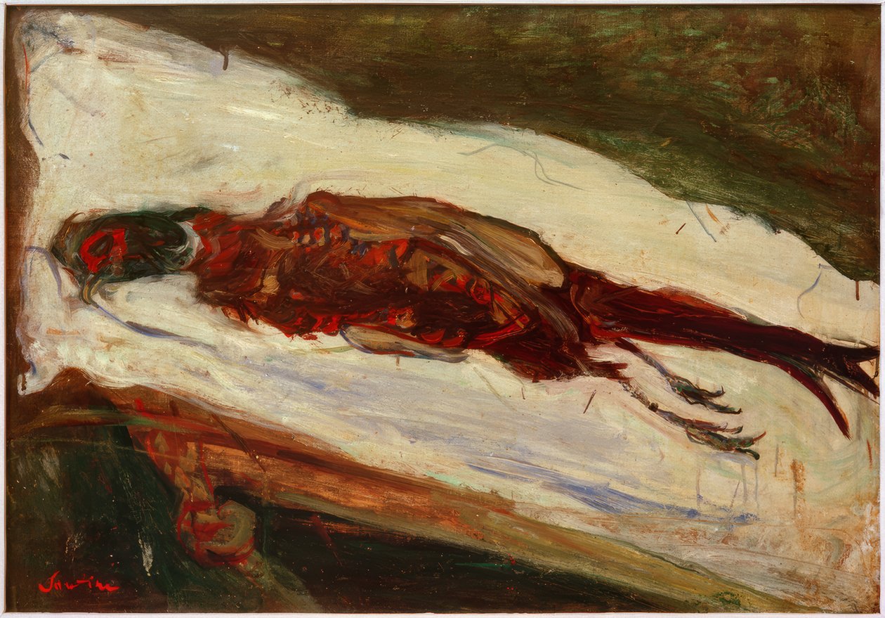 Den døde fasan (Toter Fasan) af Chaim Soutine