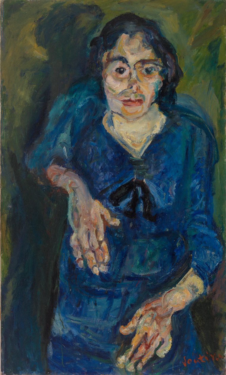 Kvinde i blåt af Chaim Soutine