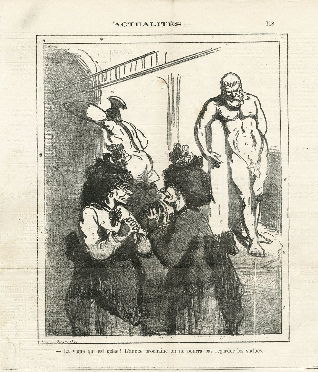 Illustration af Cham (1819-1879) i The Charivari af Amédée de Noé