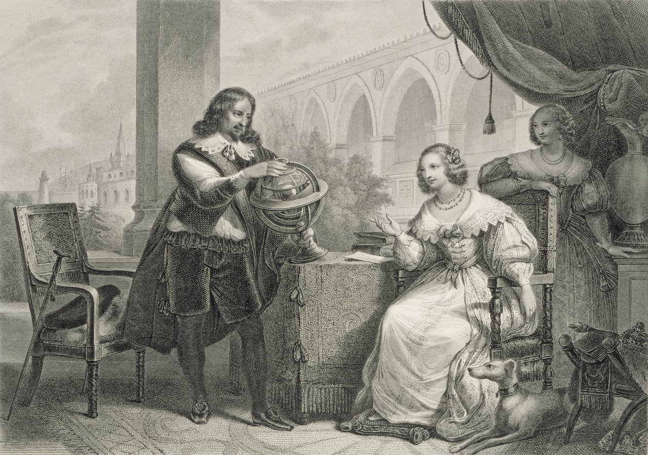 Christina (1626-89) Dronning af Sverige, fra en serie af berømte kvinder, graveret af Jean Denis Nargeot (1795-s.1865) af Charles Abraham Chasselat