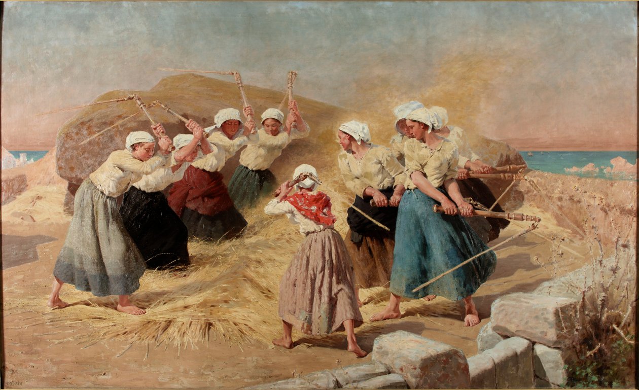 Tærskning af Charles de la Fosse