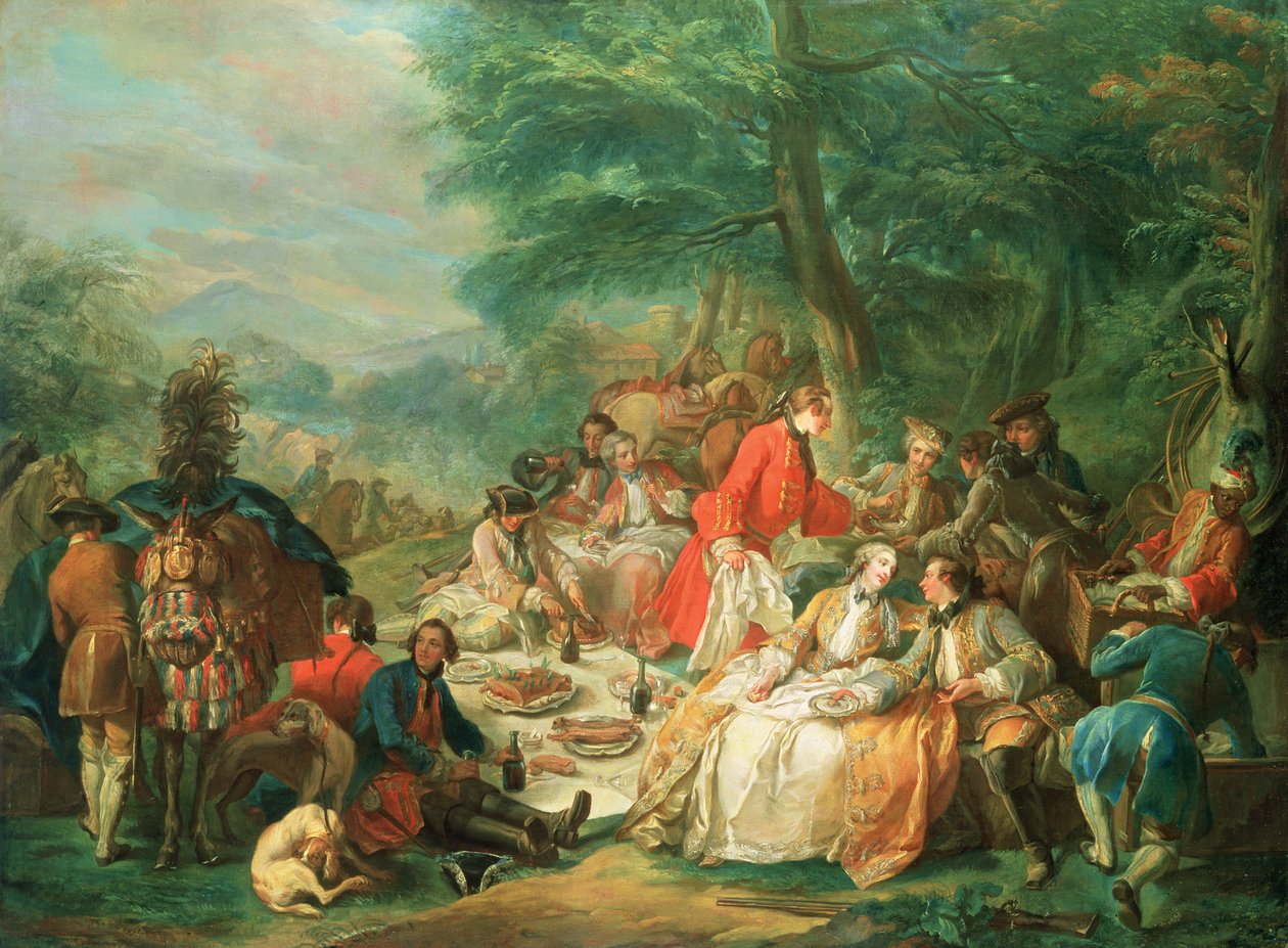 Jagten, 1700-tallet af Charles Amedee Philippe van Loo