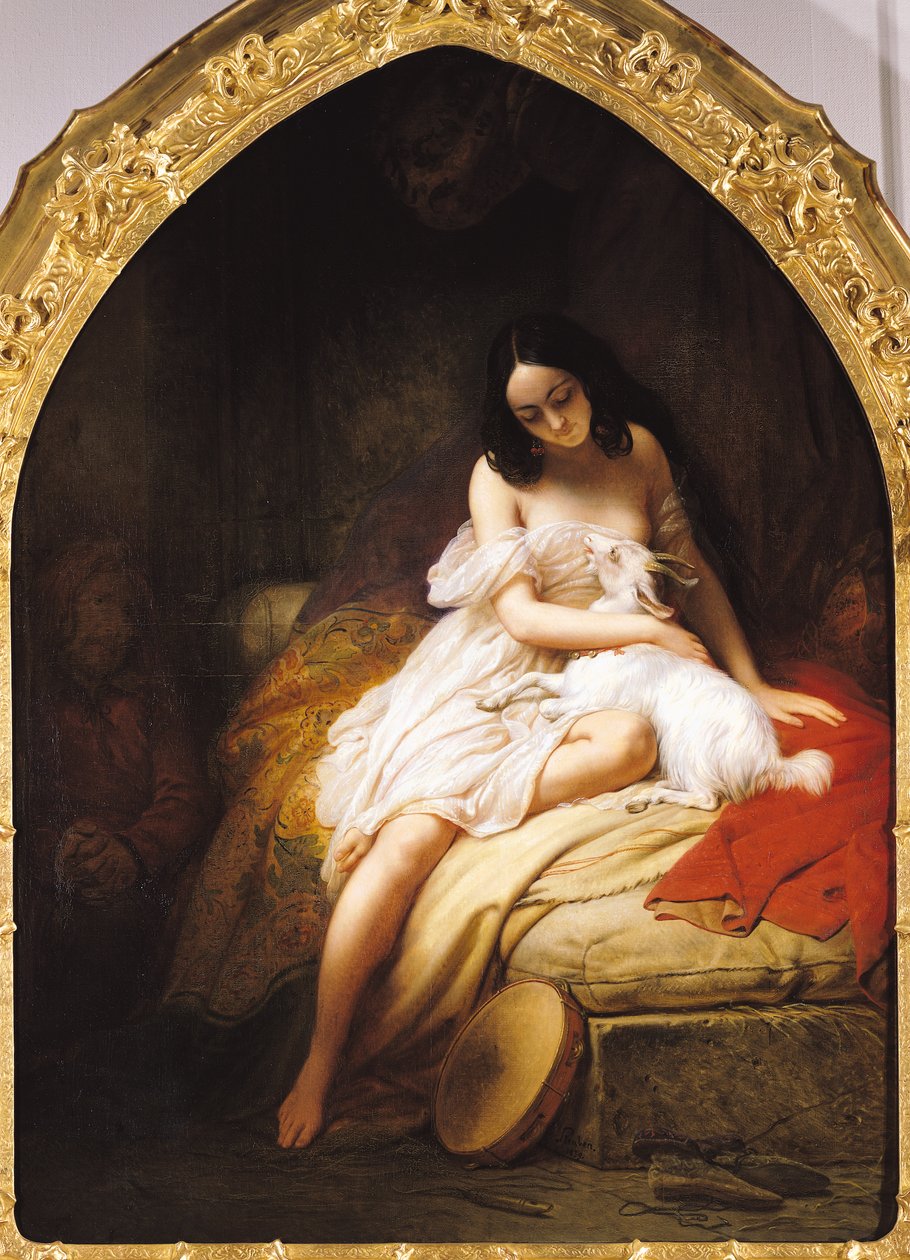 Esmeralda, 1839 af Carl von Steuben