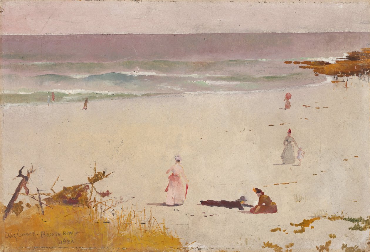 Bronte Strand af Charles Edward Conder