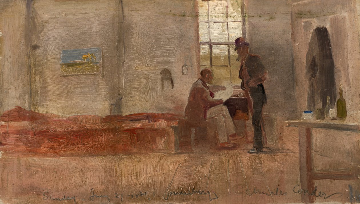 Impressionister lejr af Charles Edward Conder