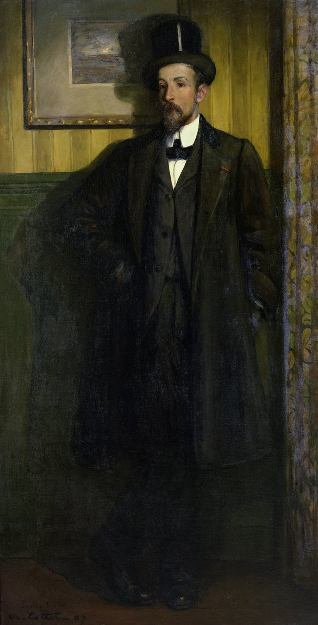 Portræt af Lucien Simon (1864-1945) 1907 af Charles Cottet