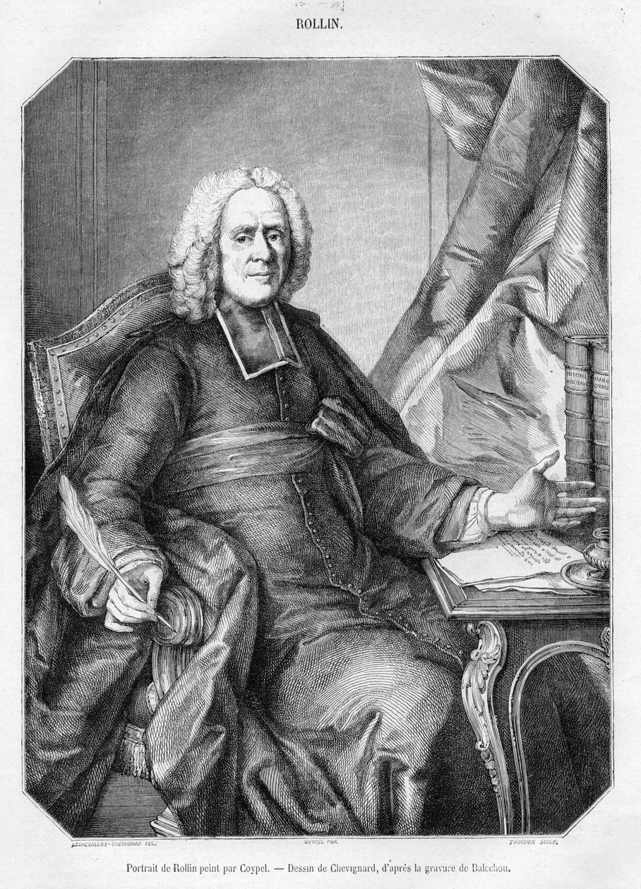 graveret portræt af Charles Coypel