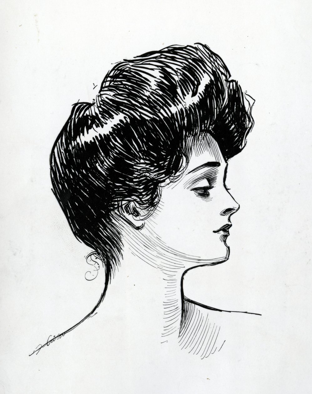 En Gibson-pige, 1902 af Charles Dana Gibson