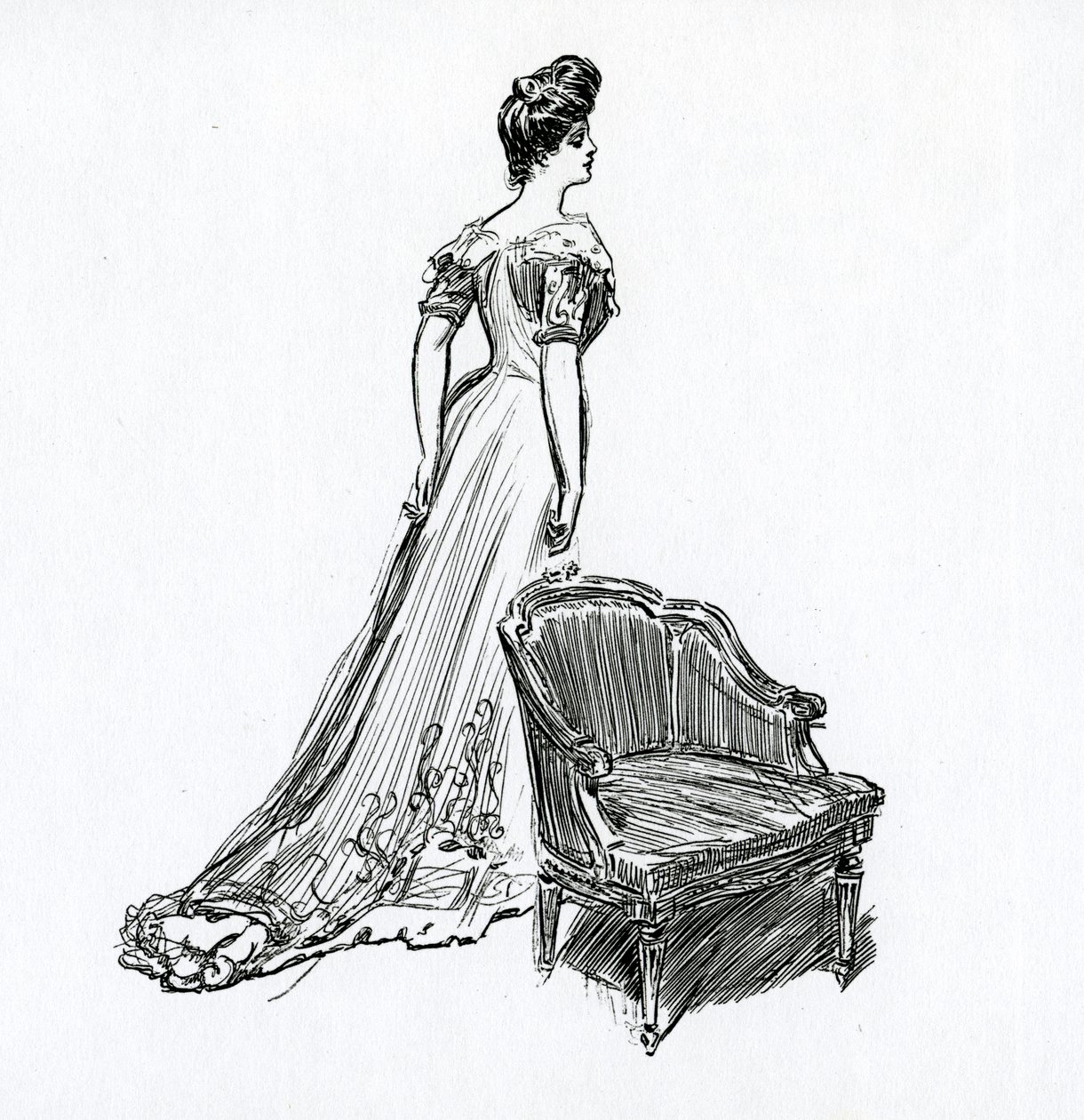 En Gibson-pige, ca. 1902 af Charles Dana Gibson