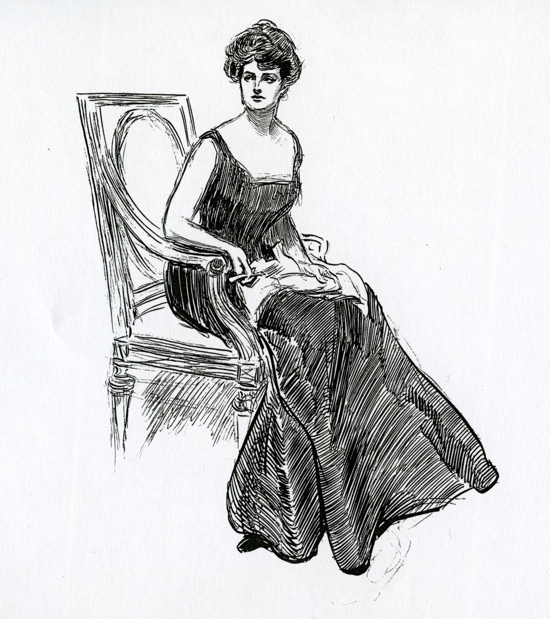 En Gibson-pige, ca. 1902 af Charles Dana Gibson
