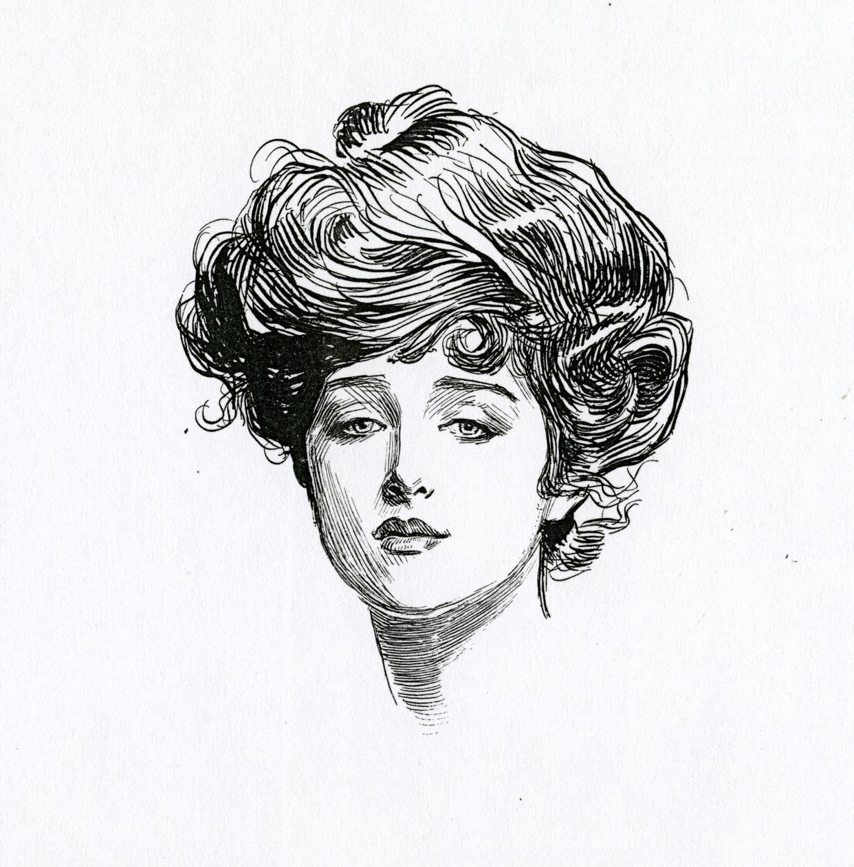 En Gibson-pige, ca. 1902 af Charles Dana Gibson
