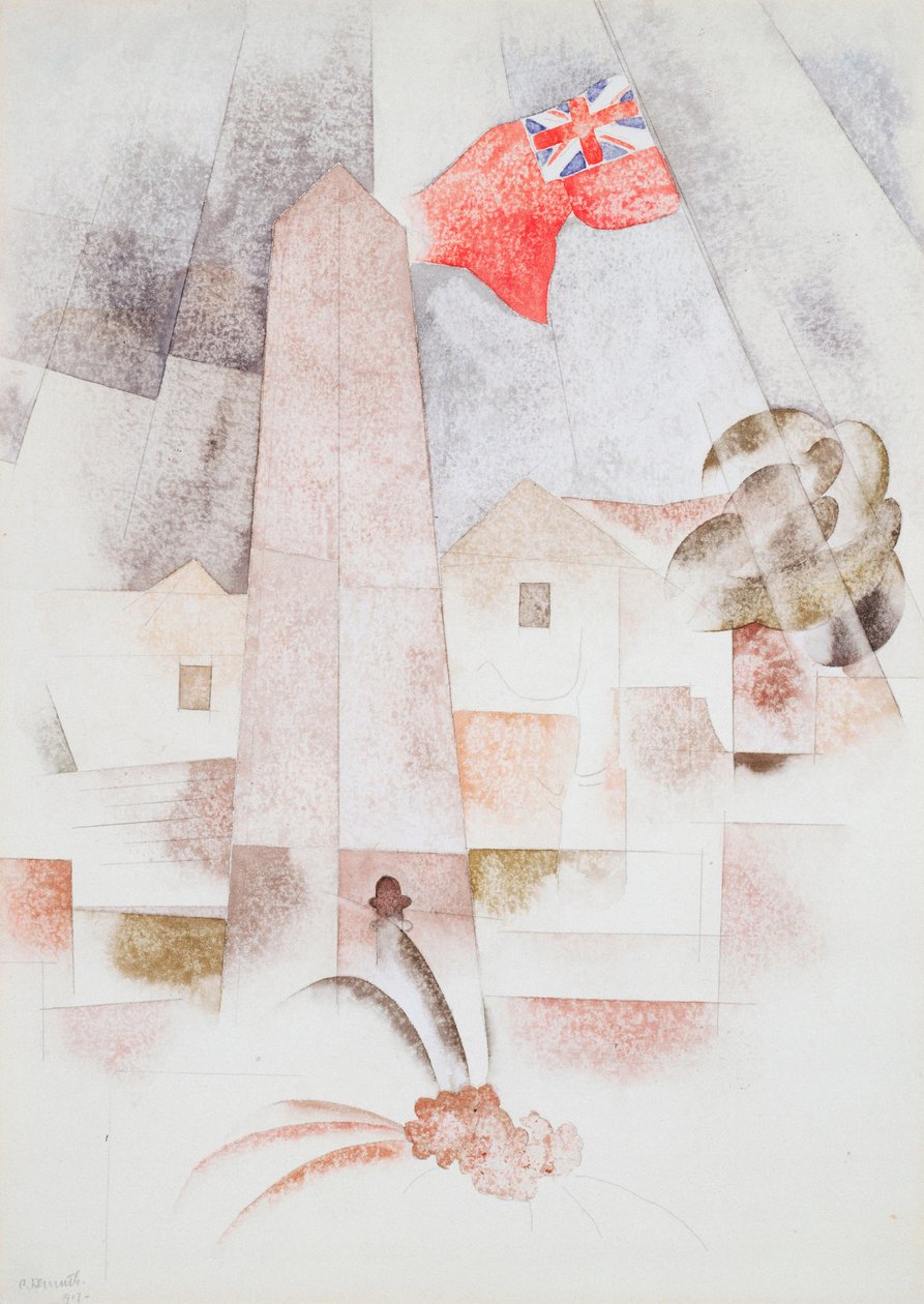 Monument, Bermuda af Charles Demuth