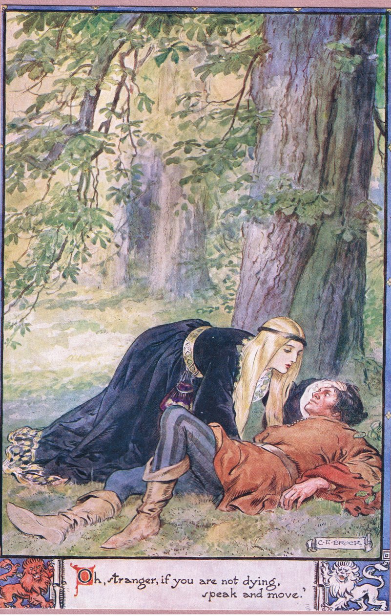 åh, fremmede, hvis du ikke er døende, så sig op og flyt dig. af Charles Edmund Brock