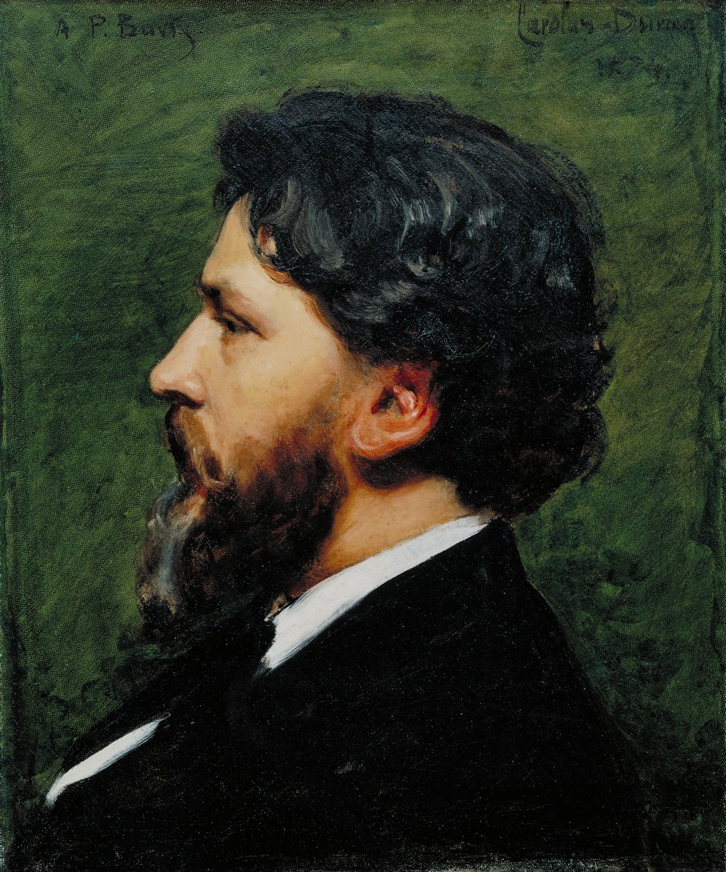 Portræt af Philippe Burty, 1874 af Charles Emile Auguste Carolus Duran