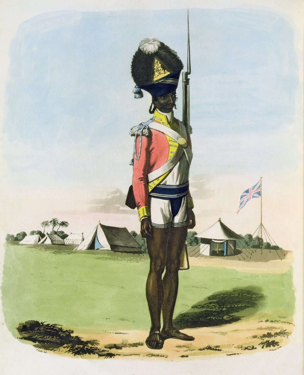 A Naigue of the Bombay Battalion, plade 28 fra 