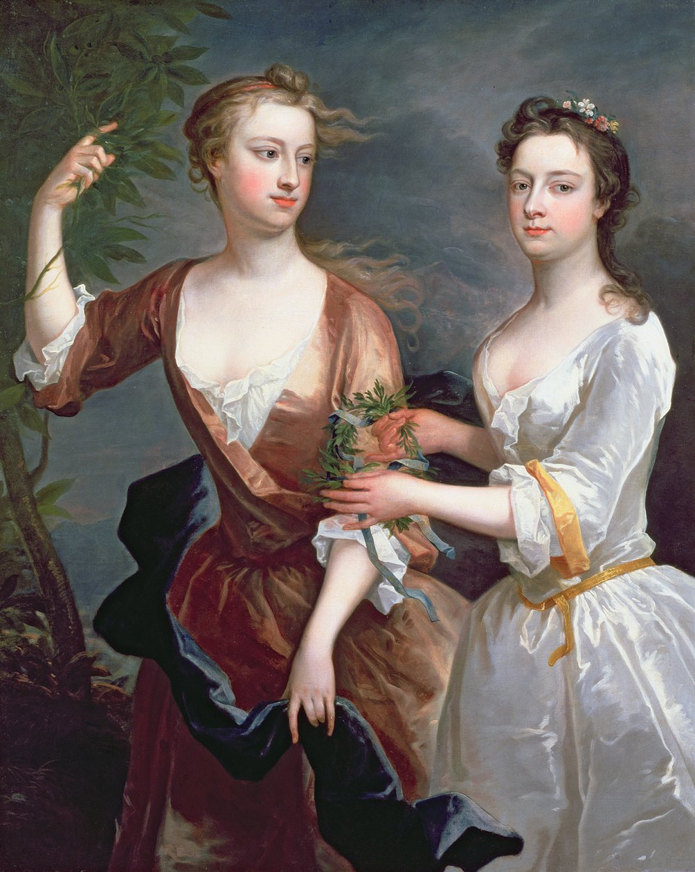Martha og Teresa Blount, 1716 af Charles Jervas