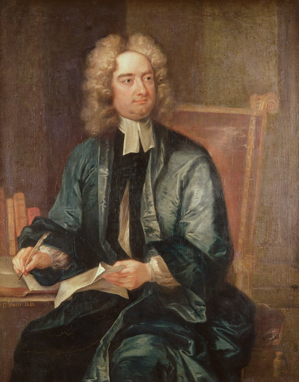 Portræt af Jonathan Swift (1667-1745) c.1718 af Charles Jervas