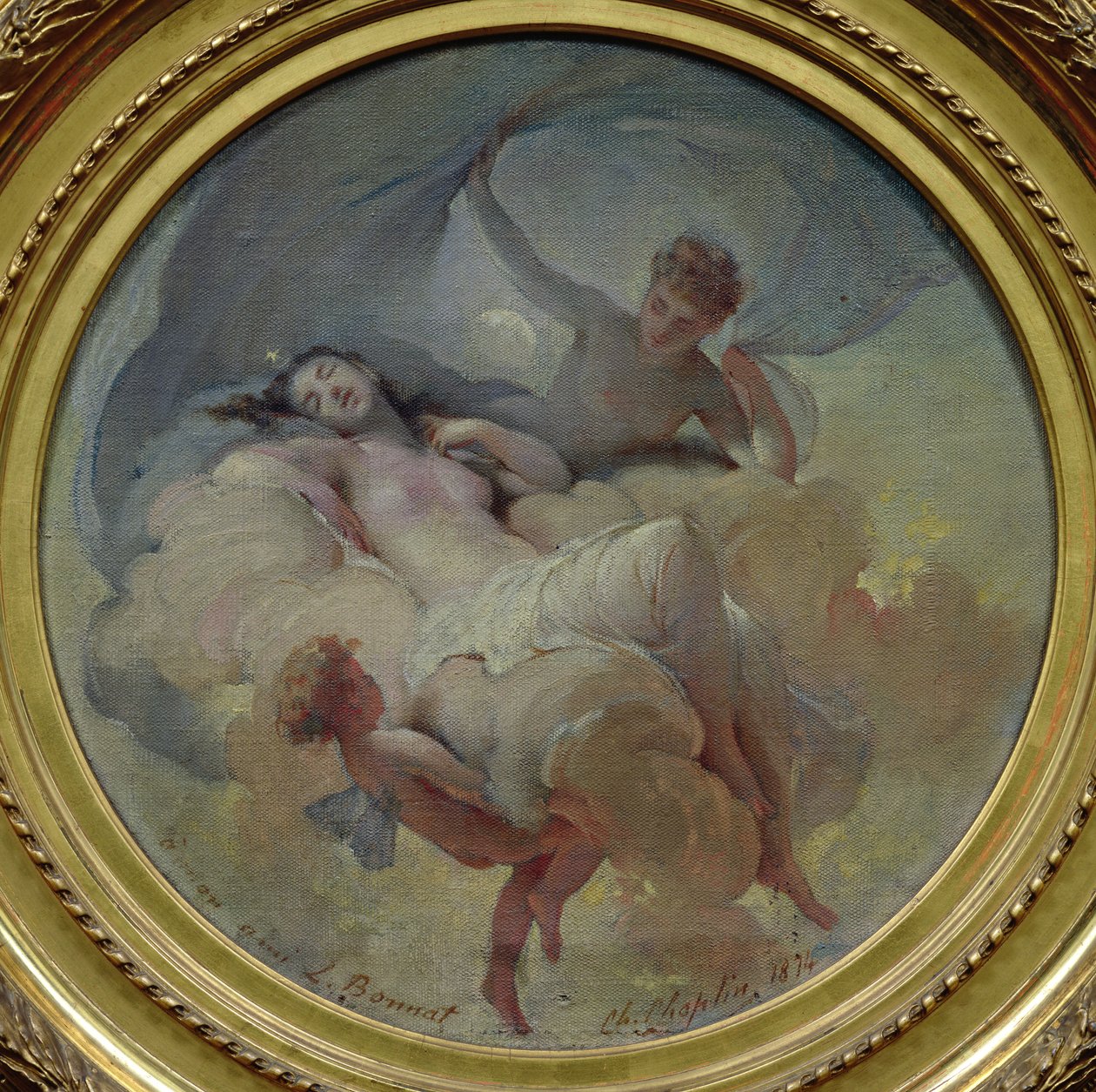 Nattens Allegori, 1874 af Charles Joshua Chaplin