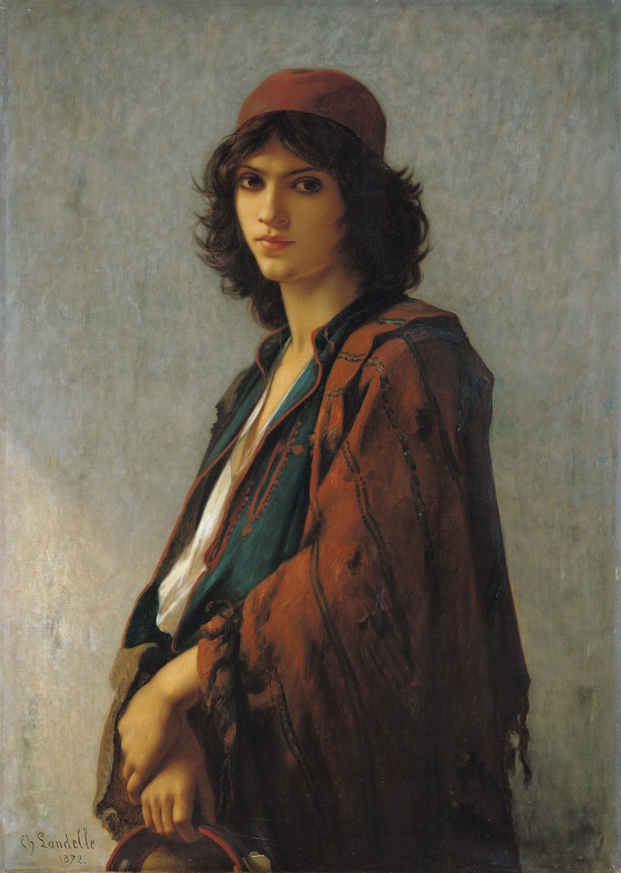 Ung bøhmisk serber, 1872 af Charles Landelle