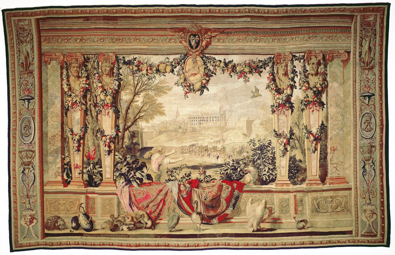 November måned Chateau of Blois, fra serien af gobeliner 