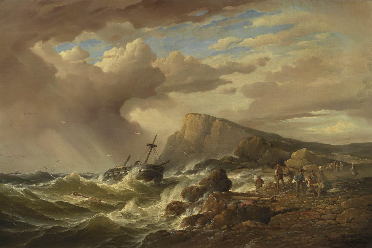 Forliset af Charles Louis Verboeckhoven