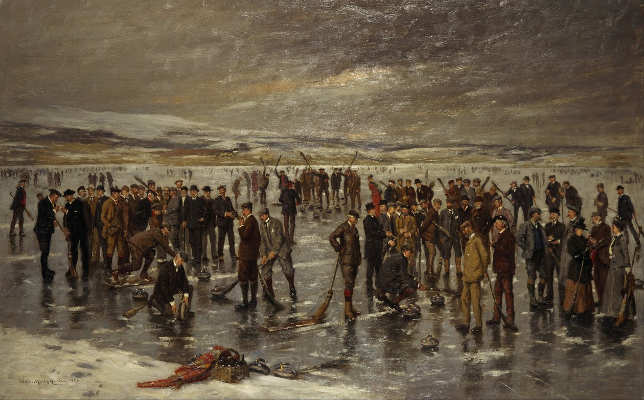 Curling ved Carsebreck af Charles Martin Hardie