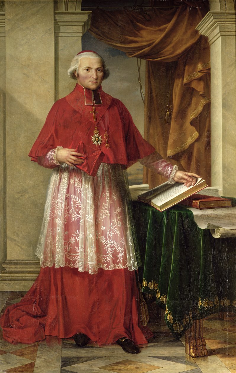 Portræt af kardinal Joseph Fesch (1763-1839) 1806 af Charles Meynier