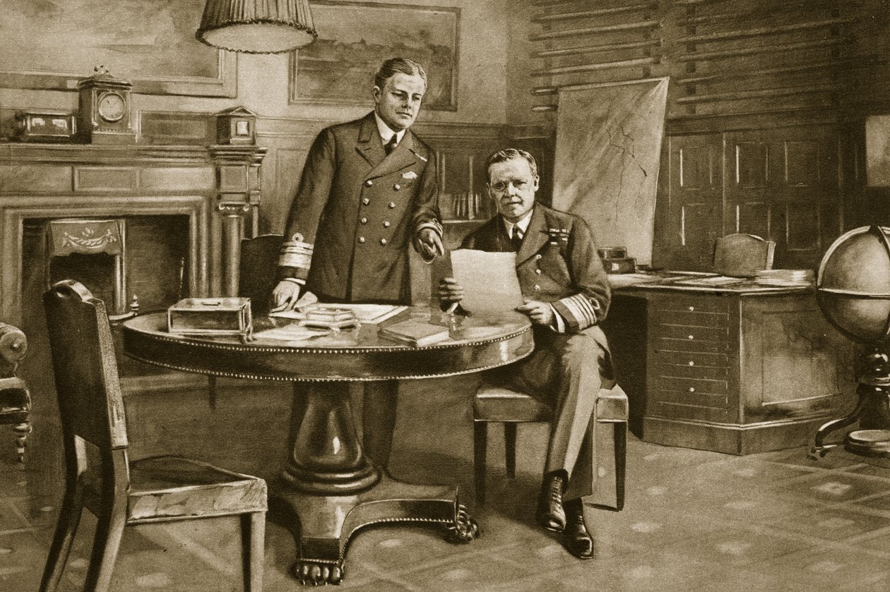 Søværnets nervecenter: Sir Eric Geddes og Sir Rosslyn Wemyss i First Sea Lord