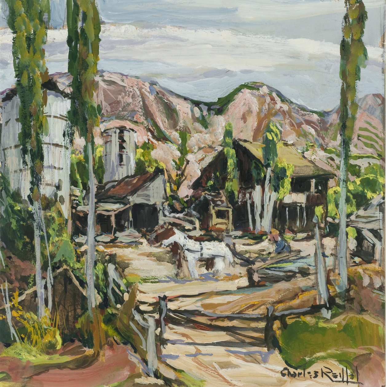 Old Ranch Mission Valley, ca. 1930 af Charles P. Reiffel