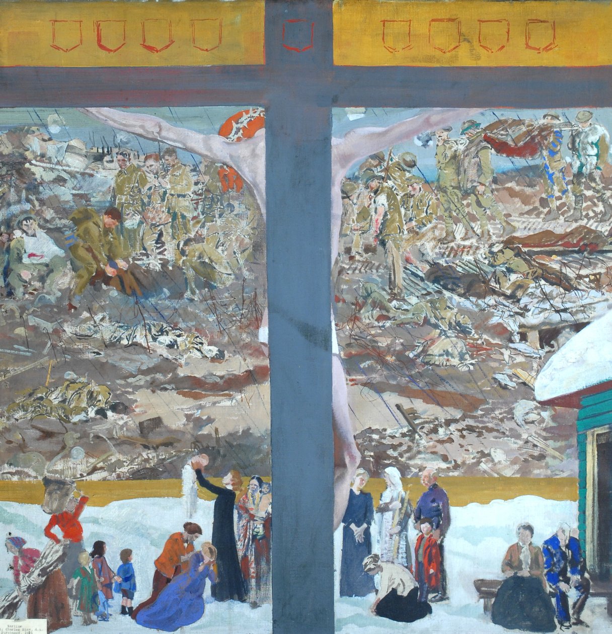 Krigstid, 1901 af Charles Sims