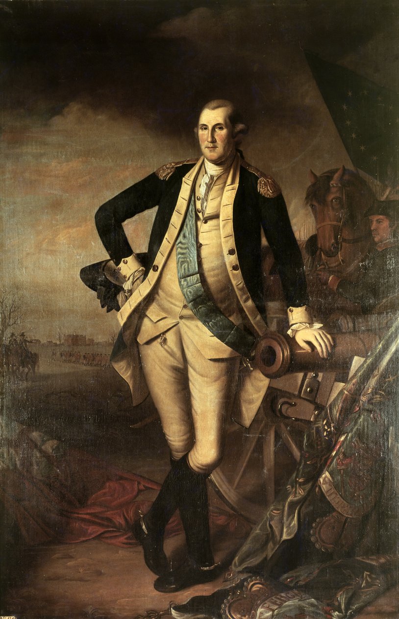 Portræt af George Washington, 1779 af Charles Willson Peale