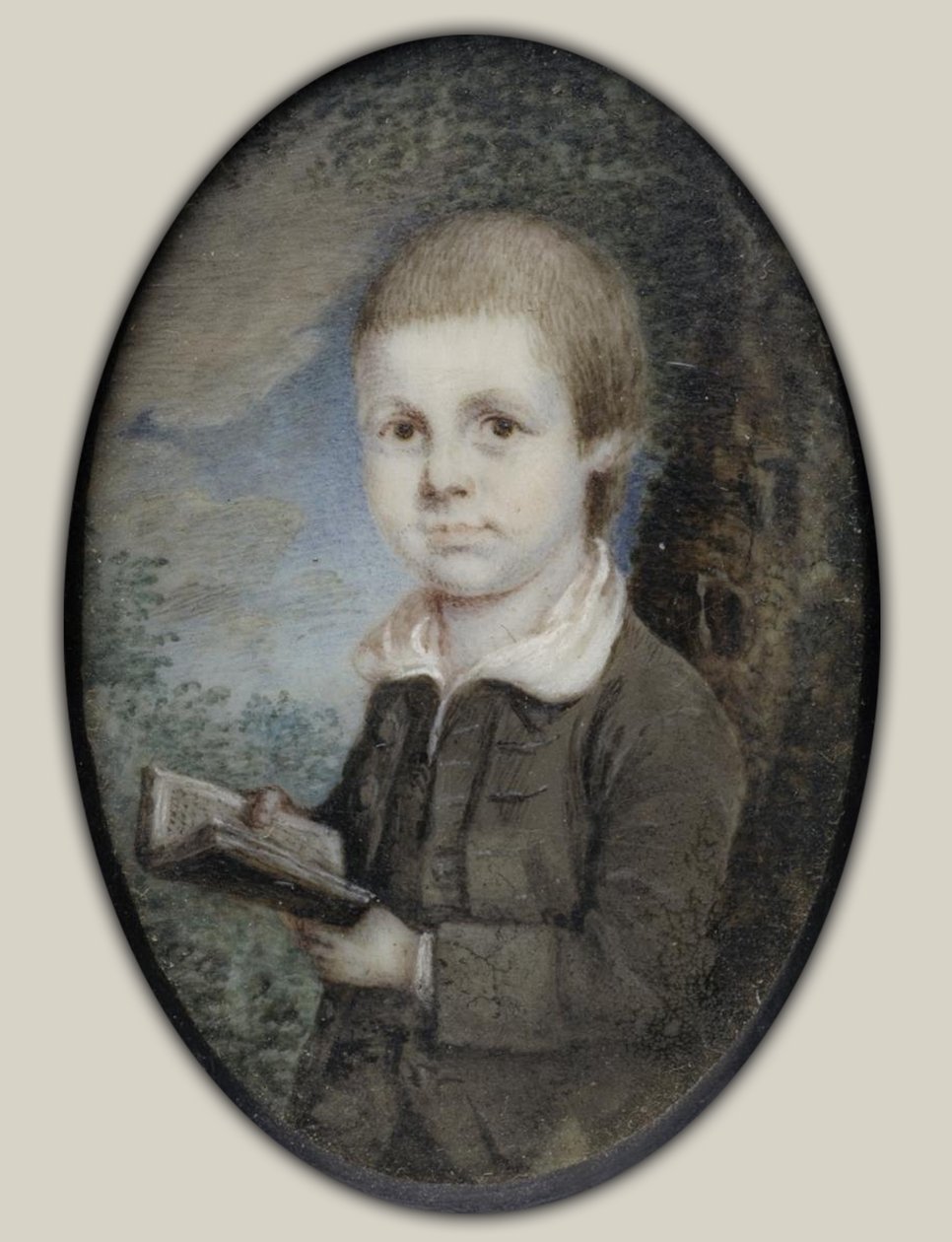 Portræt af en ung dreng af Charles Willson Peale