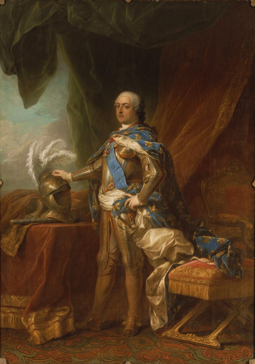 Louis XV i rustning af Charles André van Loo