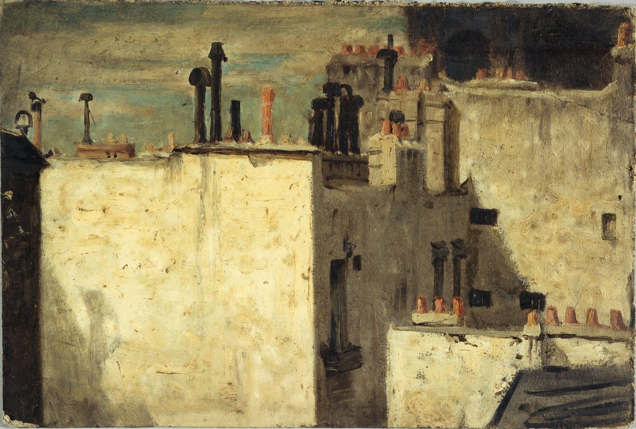 Tagene i Paris, ca. 1870 (maleri) af Charles Emile Cuisin