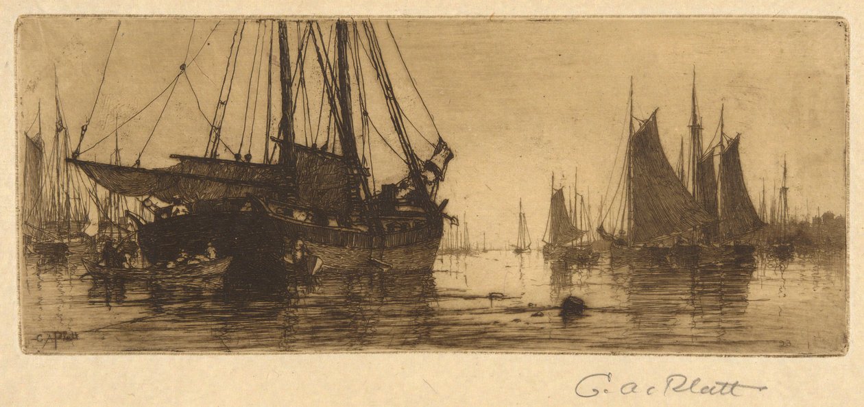 Fiskerbåde af Charles A. Platt