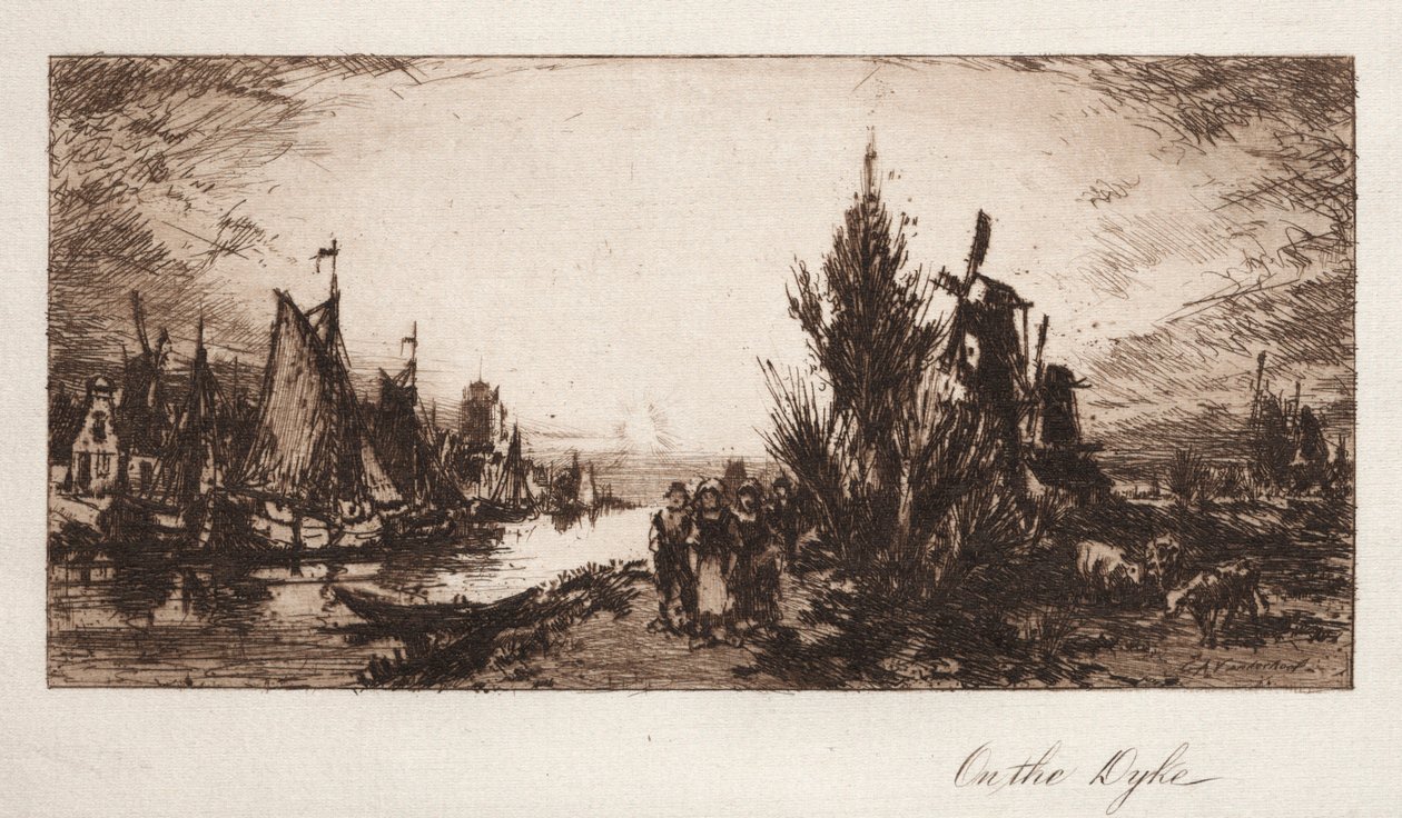 På diget, 1885. af Charles A. Vanderhoof