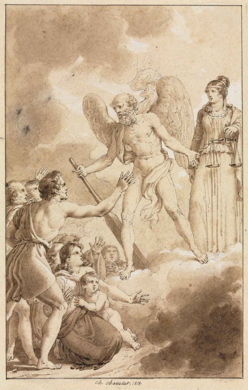 Allegori, 1818. af Charles Abraham Chasselat
