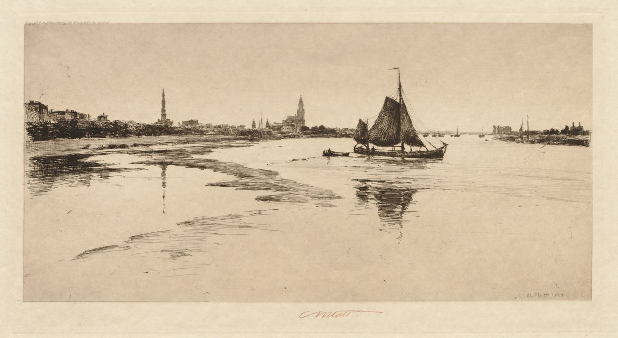 Arnheim ved Rhinen, 1888. af Charles Adams Platt