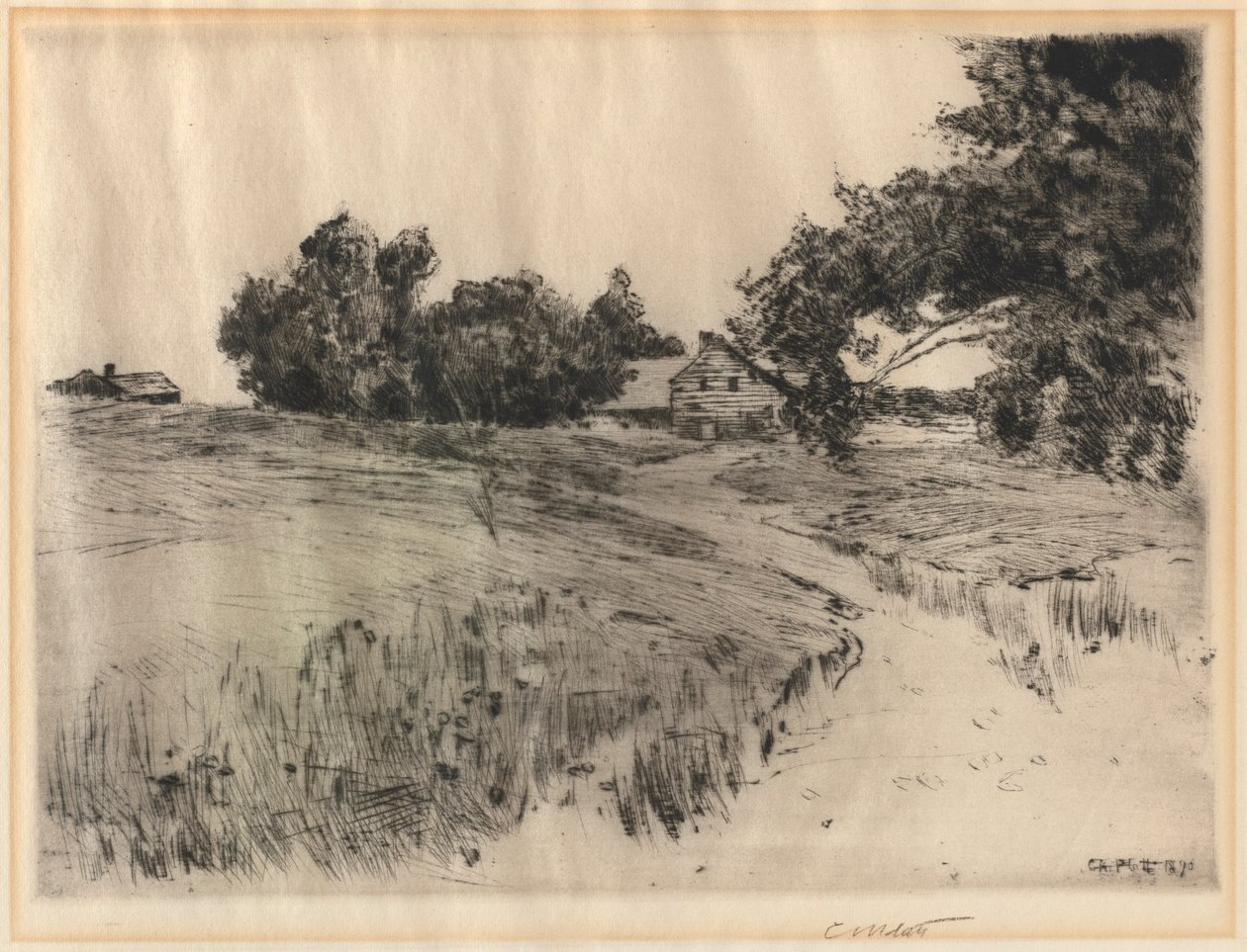 Cape Ann Farm, 1890. af Charles Adams Platt