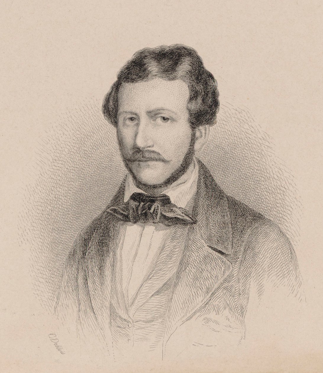 Gaetano Donizetti af Charles Alphonse Deblois
