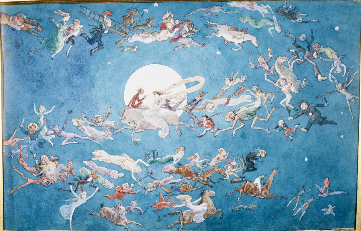 En dans om månen af Charles Altamont Doyle