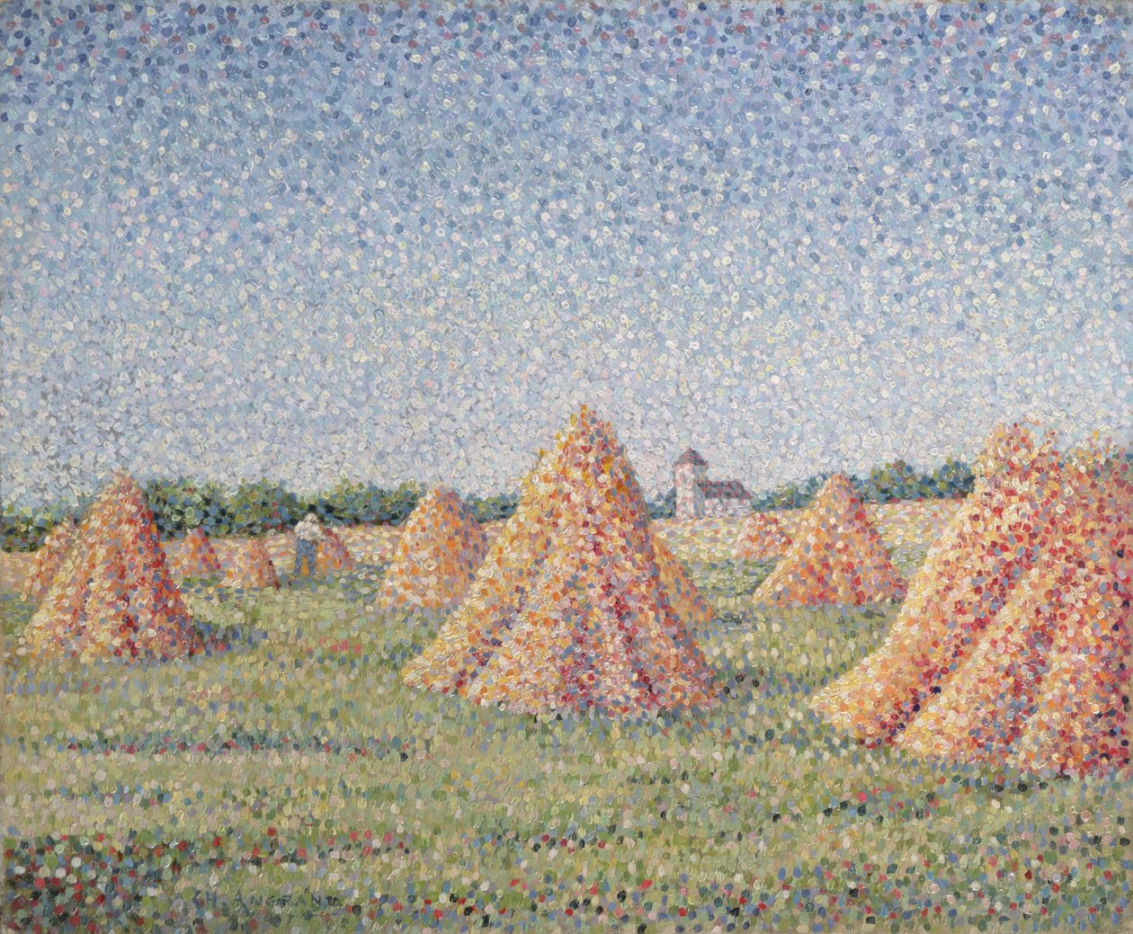 Høsten, 1890 af Charles Angrand