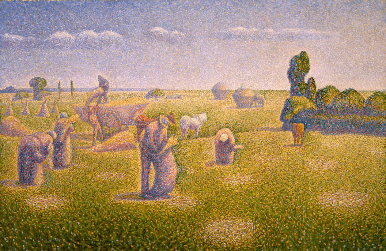 Høstmændene, 1892 af Charles Angrand