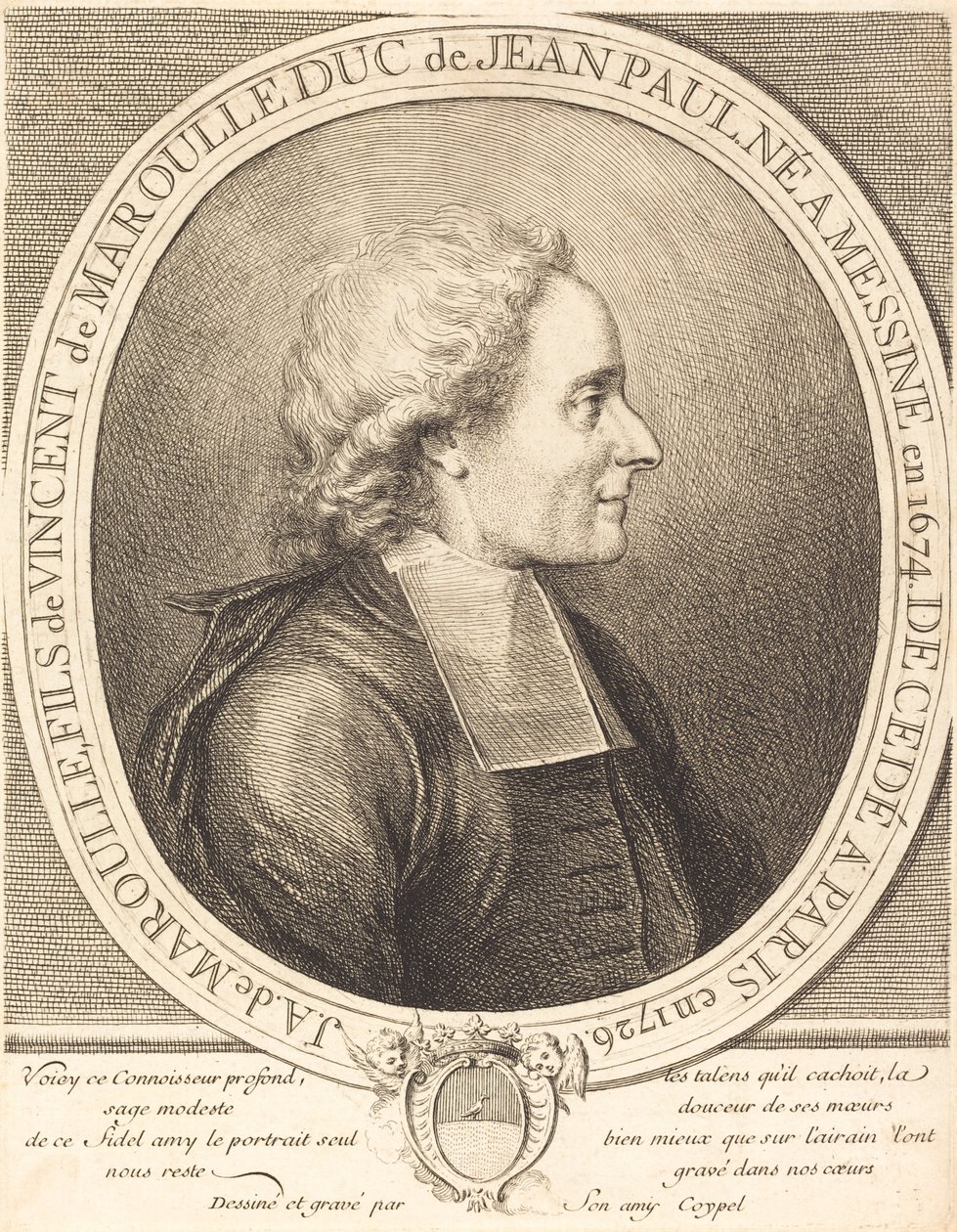 Fader Jean-Antoine de Maroulle af Charles Antoine Coypel