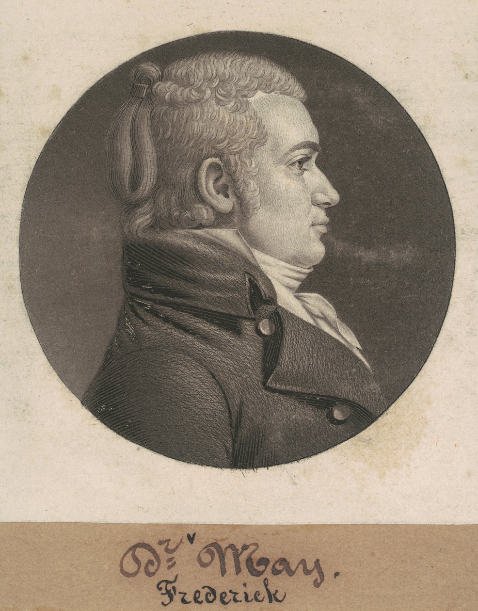Frederik May af Charles B. J. Févret de Saint Mémin