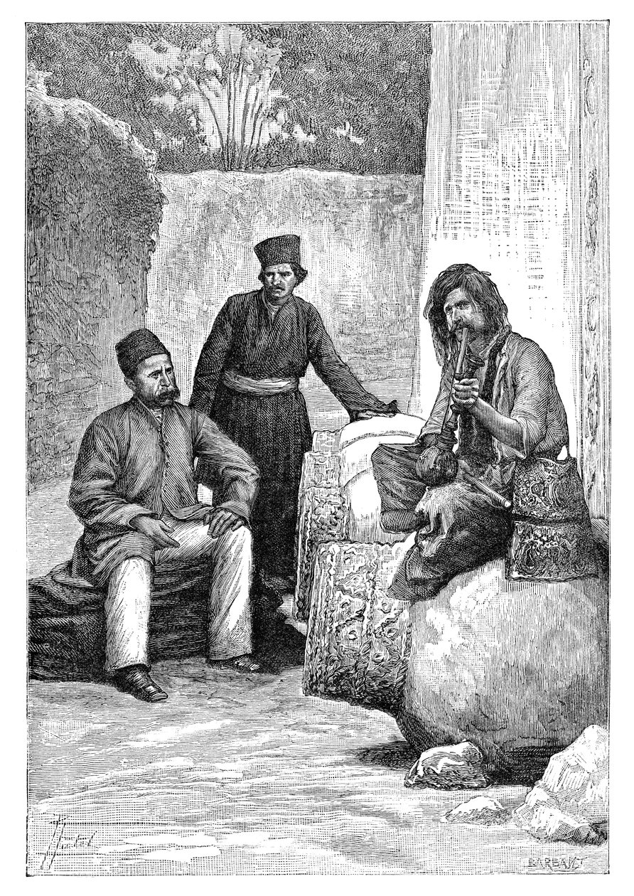 Persiske mænd, 1895. af Charles Barbant