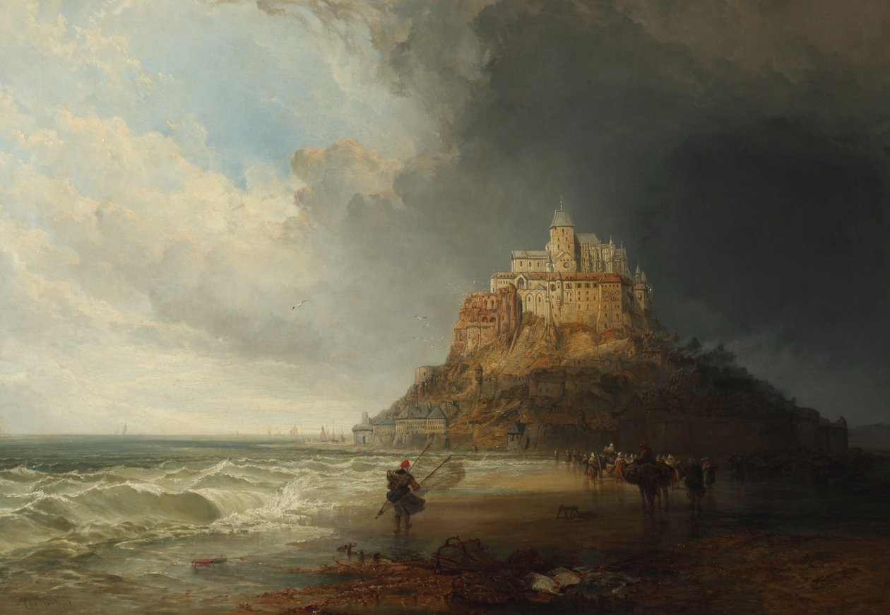 Mont St Michel af Charles Bentley