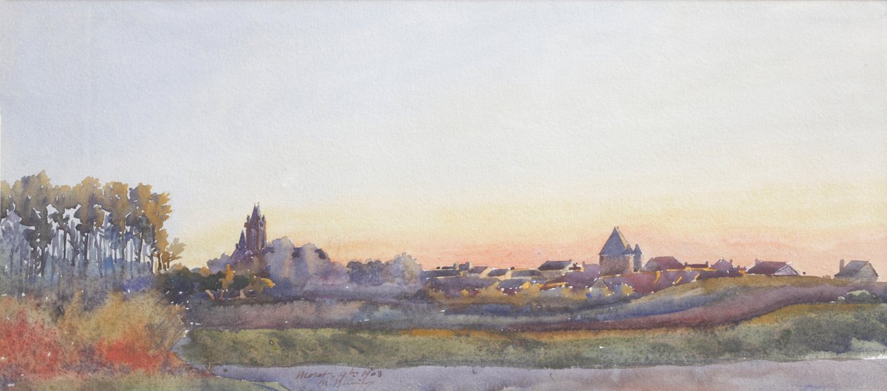 Moret sur Loing af Charles Bernier