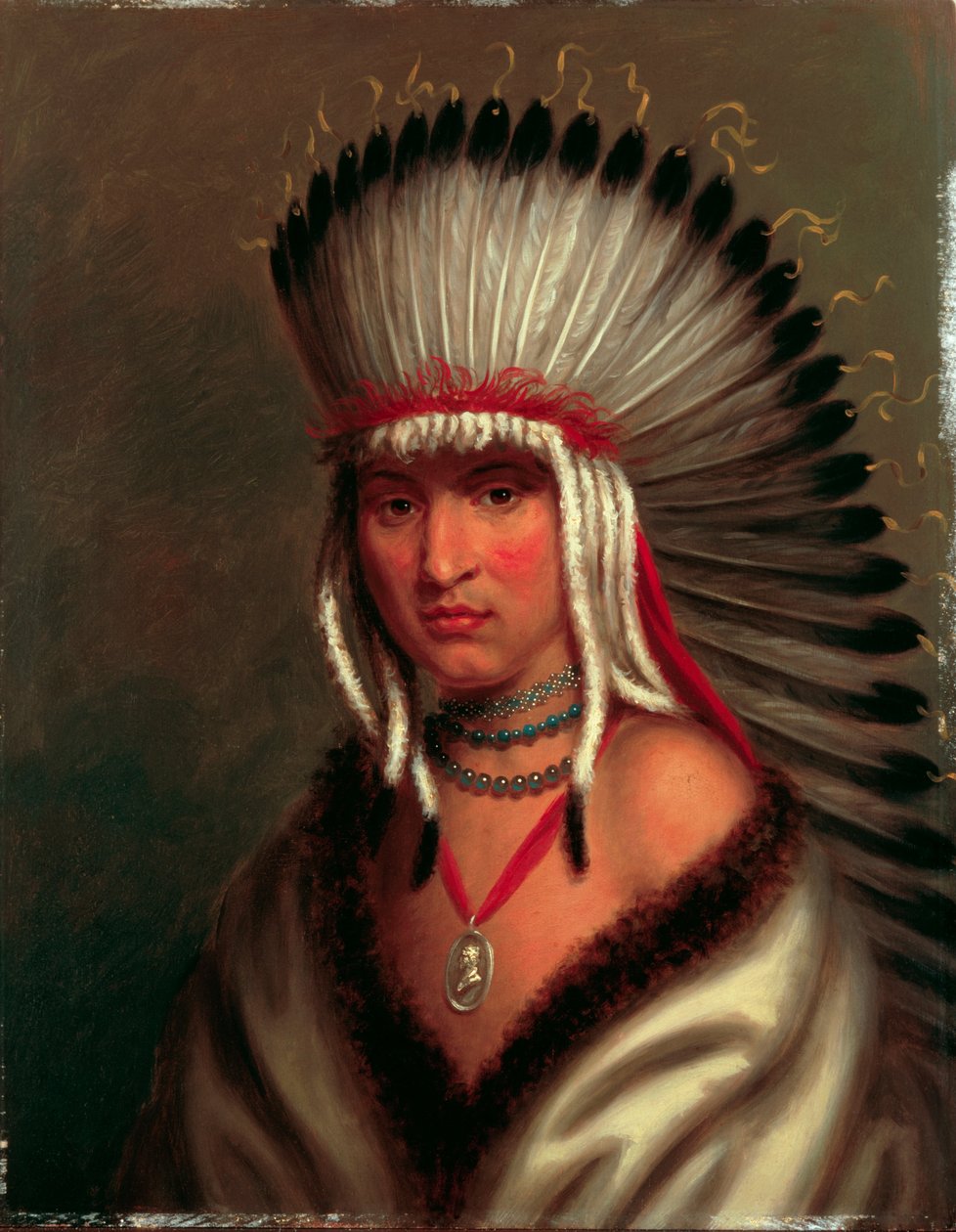 Petalesharro (Generøs høvding), Pawnee af Charles Bird King