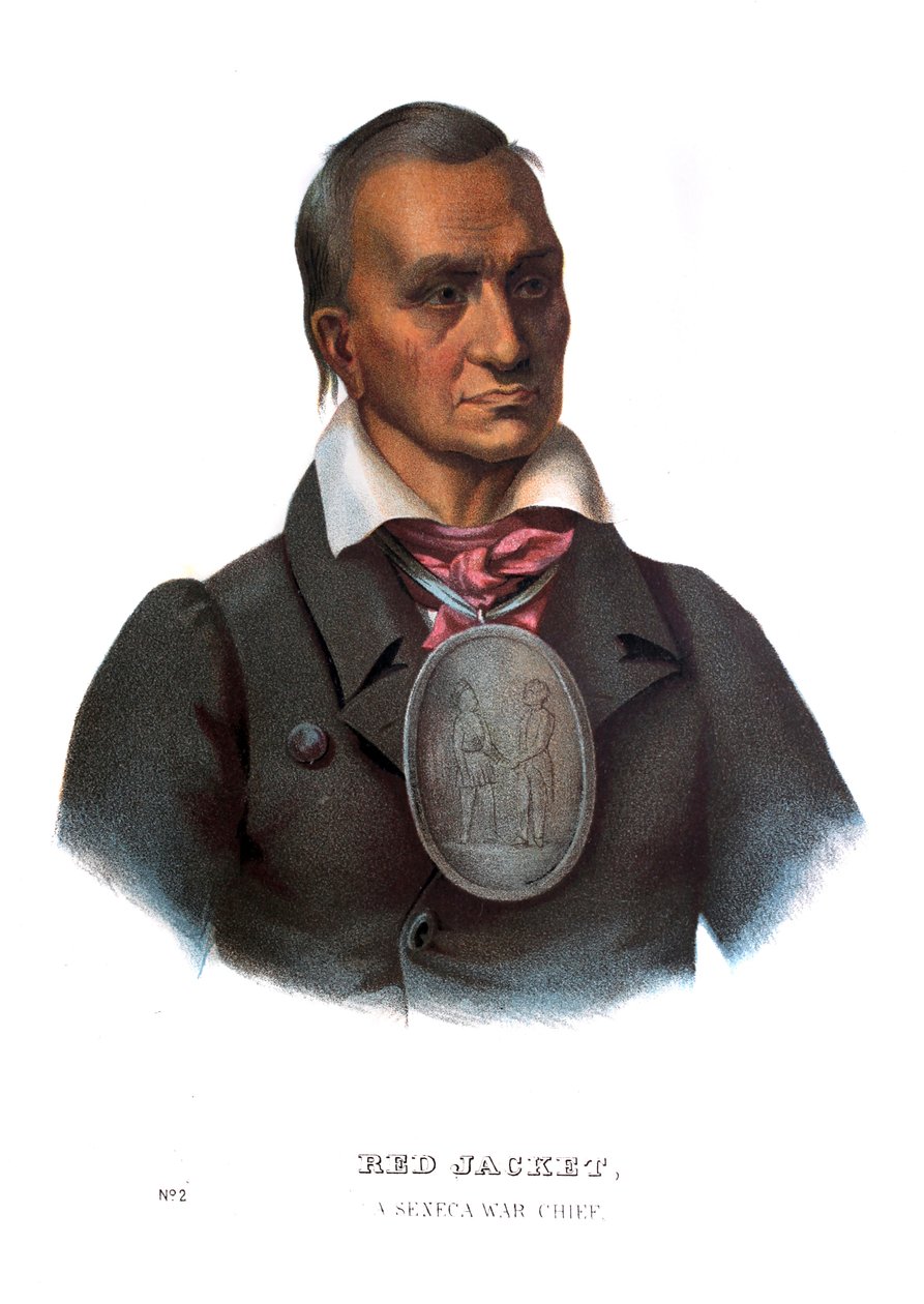 Red Jacket, en Seneca-krigschef af Charles Bird King